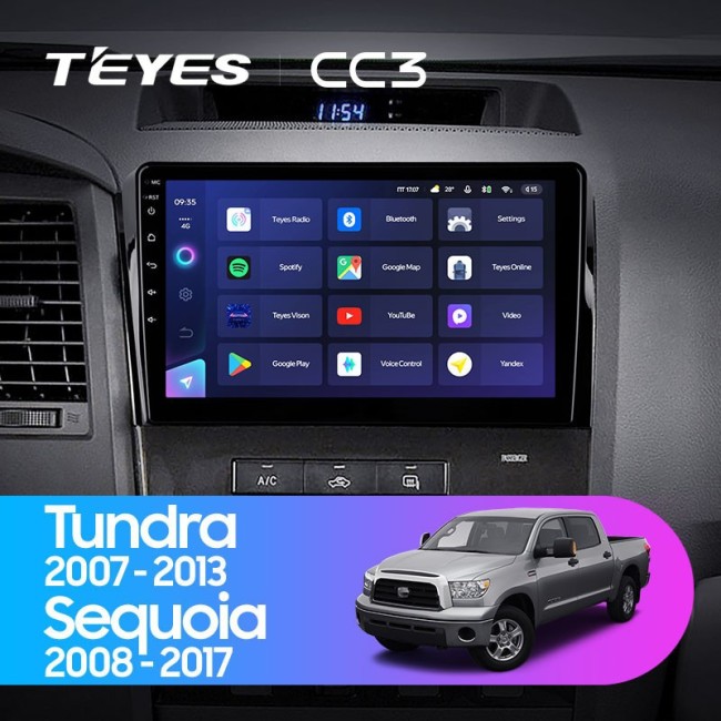 Штатная магнитола Teyes CC3 3/32 Toyota Tundra XK50 (2007-2013)