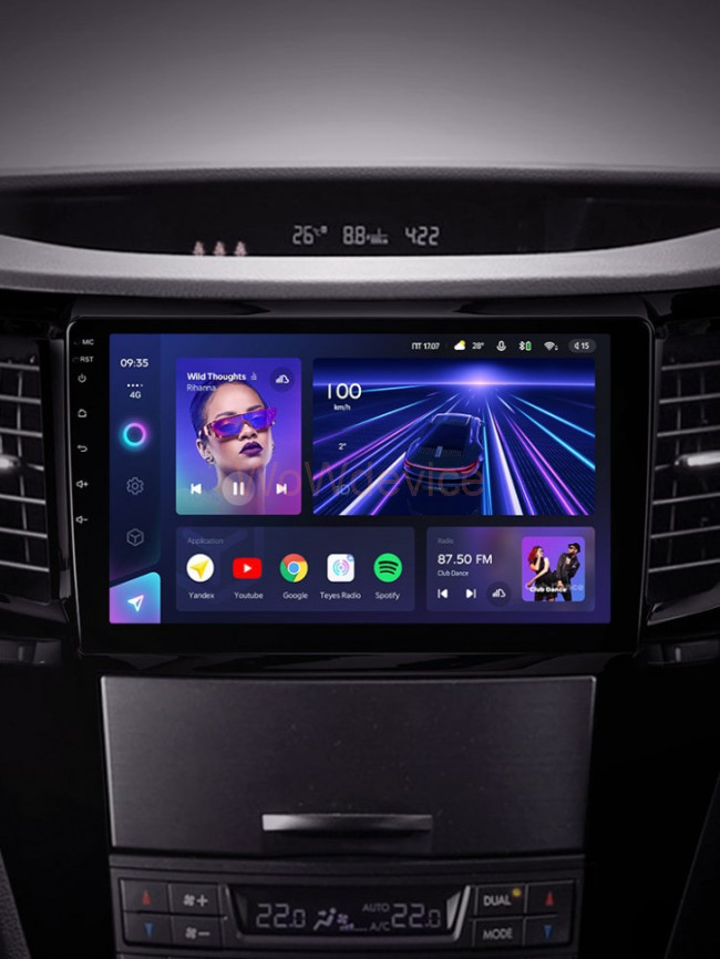 Штатная магнитола Teyes CC3 4/64 Subaru Outback 4 (2009-2014)