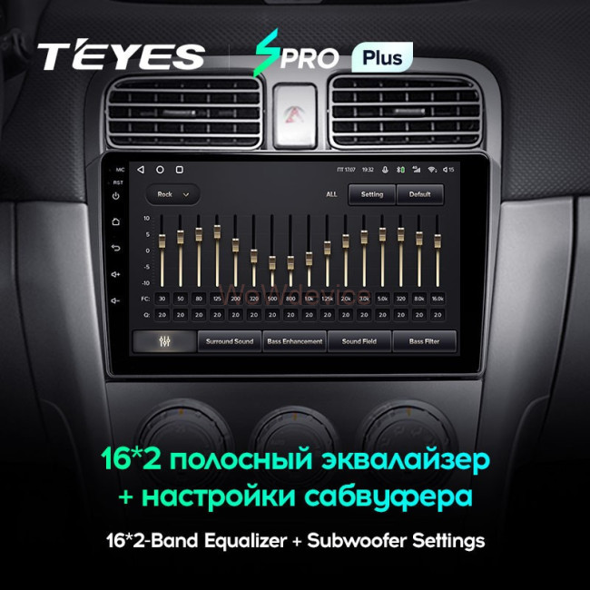 Штатная магнитола Teyes SPRO Plus 4/64 Subaru Forester SG (2002-2008)