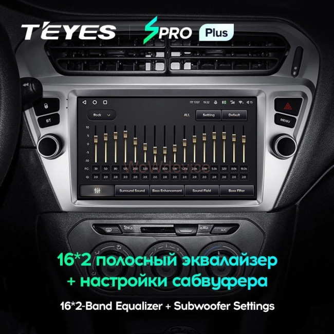 Штатная магнитола Teyes SPRO Plus 4/64 Citroen C-Elysee (2012-2016) Тип B