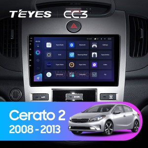Штатная магнитола Teyes CC3 360 6/128 Kia Cerato 2 TD (2008-2013) F2