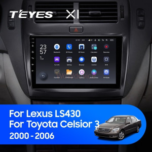 Штатная магнитола Teyes X1 4G 2/32 Lexus LS430 XF30 (2000-2006) F1
