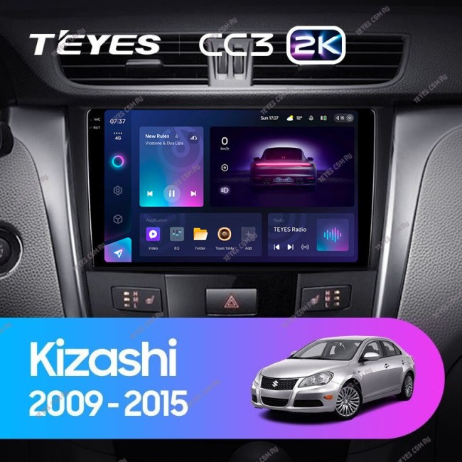 Штатная магнитола Teyes CC3 2K 3/32 Suzuki Kizashi (2009-2015)
