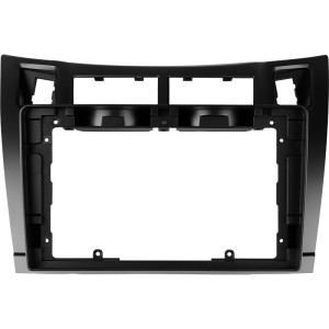 Рамка магнитолы 9.0" (цв.Черный) для TOYOTA Yaris,Vitz, Platz 2005-2010