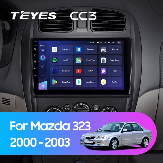 Штатная магнитола Teyes CC3 3/32 Mazda 323 BJ (2000-2003)