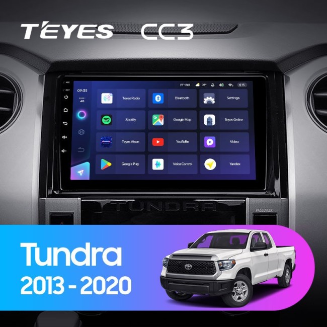 Штатная магнитола Teyes CC3 3/32 Toyota Tundra XK50 (2013-2020)