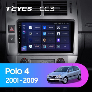 Штатная магнитола Teyes CC3L 4/32 Volkswagen Polo Mk4 (2001-2009) F2