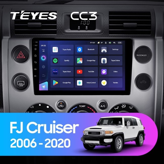 Штатная магнитола Teyes CC3 360 6/128 Toyota FJ Cruiser J15 (2006-2020)
