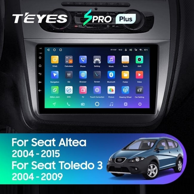 Штатная магнитола Teyes SPRO Plus 3/32 Seat Altea 5P (2004-2015)