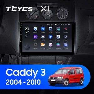 Штатная магнитола Teyes X1 4G 2/32 Volkswagen Caddy 2K (2004-2010)