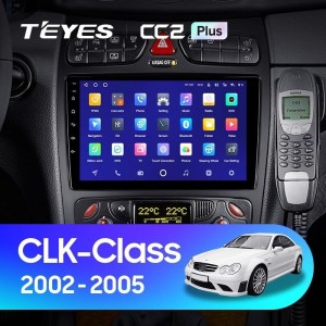 Штатная магнитола Teyes CC2L Plus 1/16 Mercedes-Benz CLK Class C209 A209 (2002-2005)