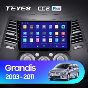 Штатная магнитола Teyes CC2L Plus 2/32 Mitsubishi Grandis 1 (2003-2011) F2