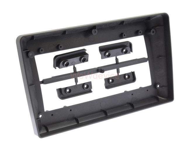 Рамка магнитолы 9.0" (цв.Черный) для NISSAN Serena (C25) 2008-2010 Правый руль