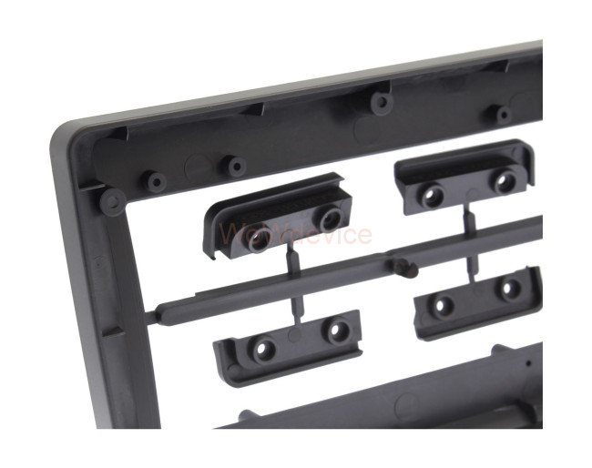 Рамка магнитолы 9.0" (цв.Черный) для NISSAN Serena (C25) 2008-2010 Правый руль