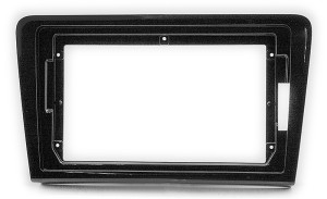 Рамка магнитолы 9.0" (цв.Глянцевый Черный) для VOLKSWAGEN Bora 2012-2016