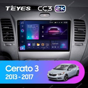 Штатная магнитола Teyes CC3 2K 6/128 Kia Cerato 3 YD (2013-2017) Тип-C