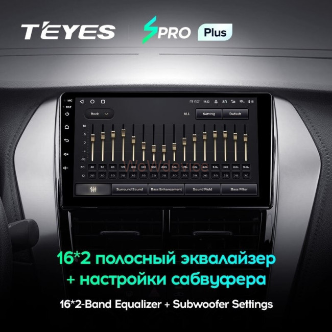 Штатная магнитола Teyes SPRO Plus 6/128 Toyota Yaris (2017-2020) F2