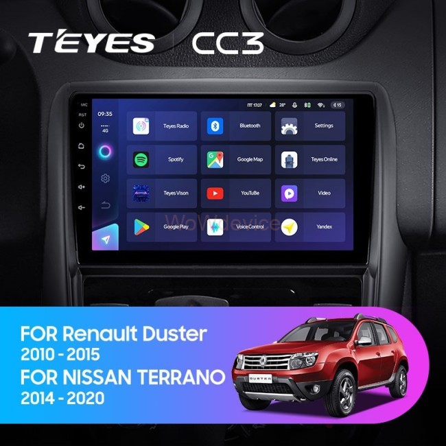 Штатная магнитола Teyes CC3L 4/32 Renault Duster 1 (2010-2015)