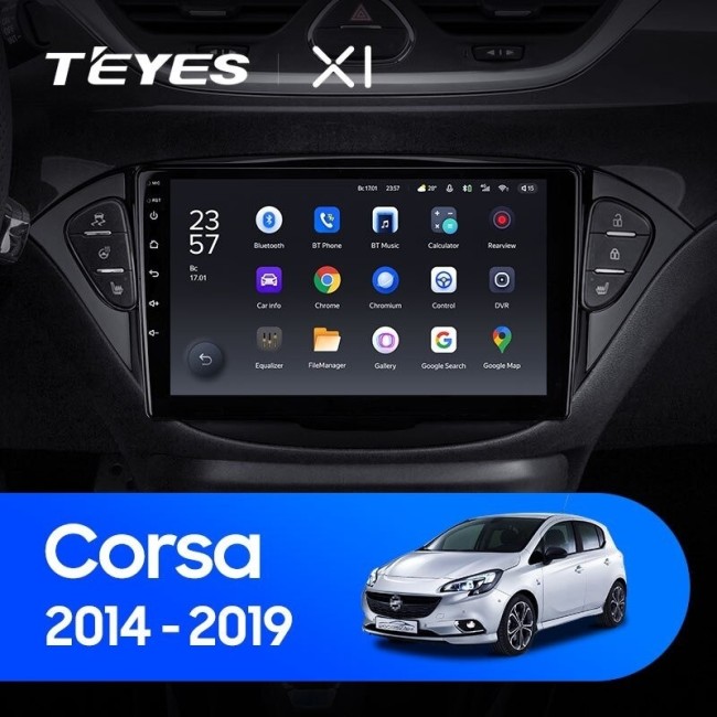 Штатная магнитола Teyes X1 4G 2/32 Opel Corsa (2014-2019)