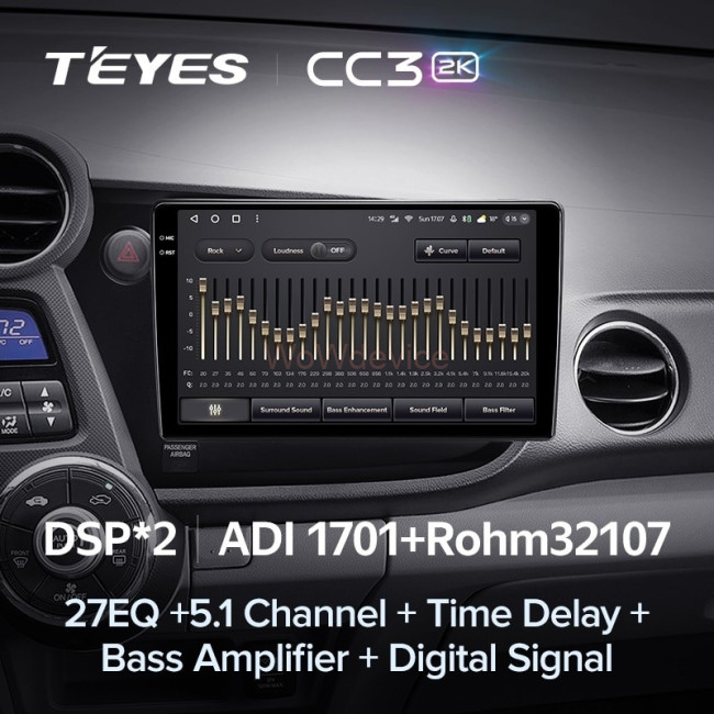 Штатная магнитола Teyes CC3 2K 4/64 Honda Insight 2 LHD (2009-2014) Штатная магнитола Teyes CC3 2K 4/64 Honda Insight 2 LHD (2009-2014)