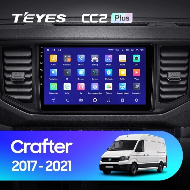 Штатная магнитола Teyes CC2L Plus 1/16 Volkswagen Crafter (2017-2021)