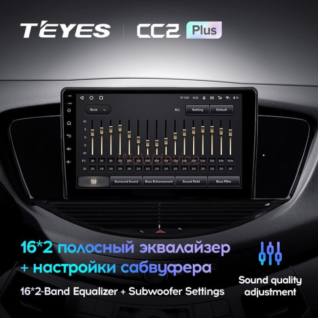 Штатная магнитола Teyes CC2 Plus 4/64 Subaru Tribeca WX W10 (2004-2014)
