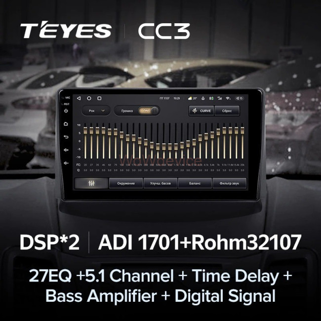 Штатная магнитола Teyes CC3 6/128 Ford Fiesta 6 (2008-2019) Тип-B Штатная магнитола Teyes CC3 6/128 Ford Fiesta 6 (2008-2019) Тип-B