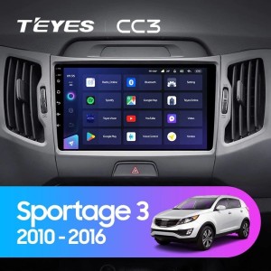 Штатная магнитола Teyes CC3 360 6/128 Kia Sportage 3 SL (2010-2016) Тип-B