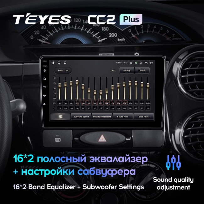 Штатная магнитола Teyes CC2 Plus 4/64 Toyota Etios (2011-2021)
