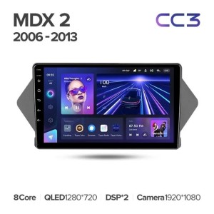 Штатная магнитола Teyes CC3 360 6/128 Acura MDX YD2 (2006-2013)