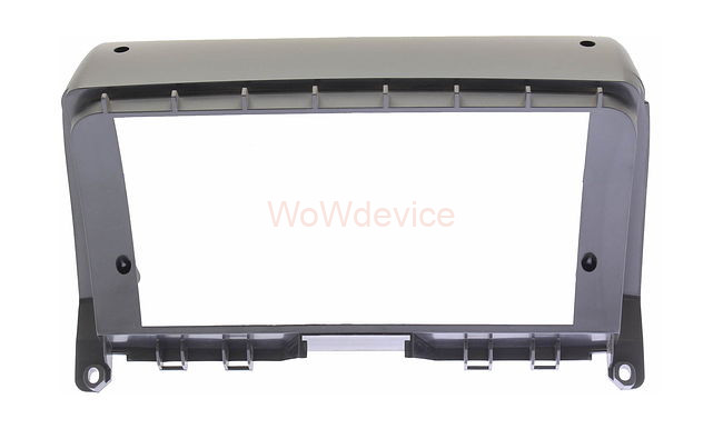 Рамка магнитолы 9.0" (цв.Серый) для MERCEDES-BENZ C-klasse (W204) 2007-2011