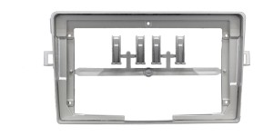 Рамка магнитолы 9.0" (цв.Серебро) для TOYOTA Verso 2009-2018