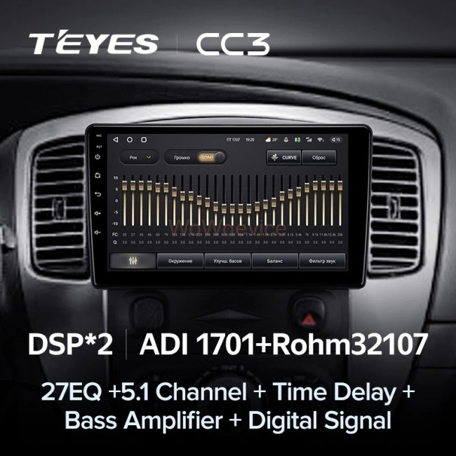 Штатная магнитола Teyes CC3 6/128 Ford Escape (2007-2012)