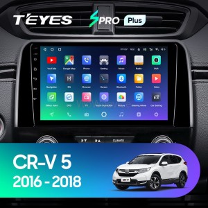 Штатная магнитола Teyes SPRO Plus 4/64 Honda CR-V 5 RT RW (2016-2018)