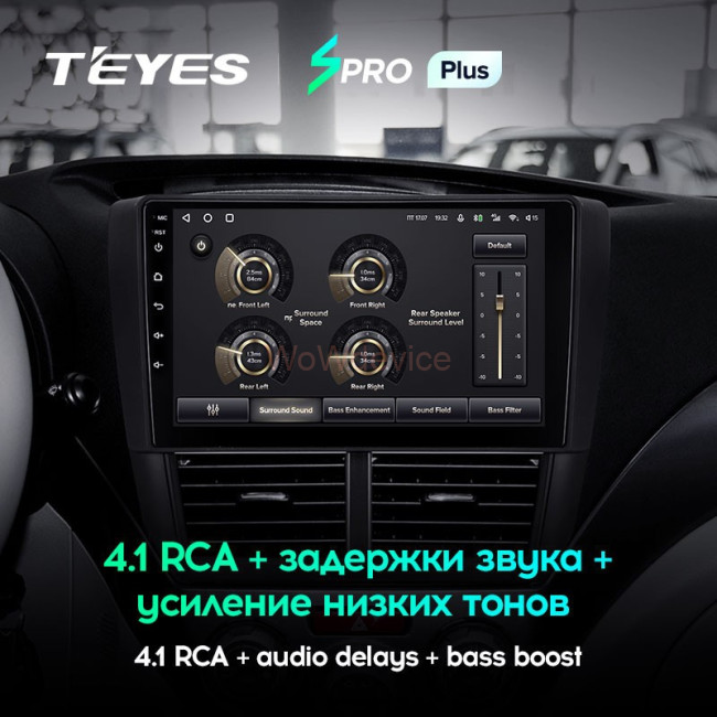 Штатная магнитола Teyes SPRO Plus 4/64 Subaru Impreza GH GE (2007-2011)