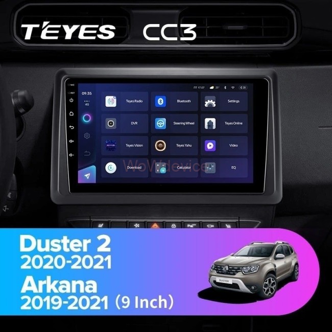 Штатная магнитола Teyes CC3L 4/32 Renault Duster HM 2 (2020-2021) F2