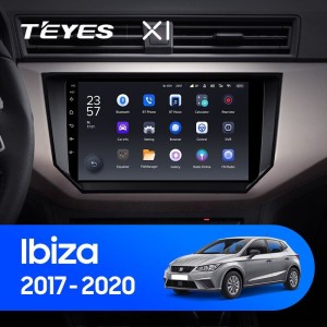 Штатная магнитола Teyes X1 4G 2/32 Seat Ibiza (2017-2020)