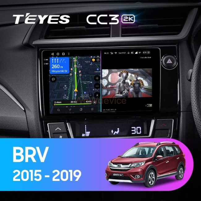 Штатная магнитола Teyes CC3 2K 4/64 Honda BRV (2015-2019) Правый руль Штатная магнитола Teyes CC3 2K 4/64 Honda BRV (2015-2019) Правый руль