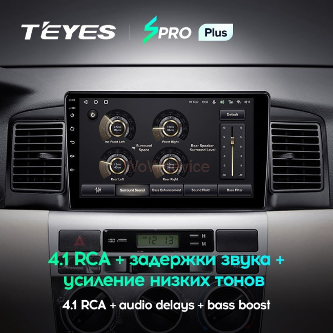 Штатная магнитола Teyes SPRO Plus 6/128 BYD F3 (2005-2013)
