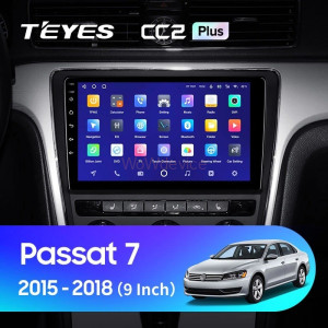 Штатная магнитола Teyes CC2 Plus 6/128 Volkswagen Passat 7 B7 (2015-2018) F1