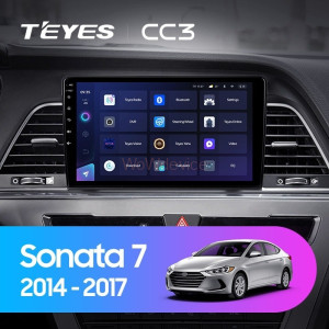 Штатная магнитола Teyes X1 4G 2/32 Hyundai Sonata 7 LF (2014-2017) Тип-B