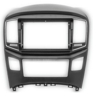 Рамка магнитолы 9.0" (цв.Черный) для HYUNDAI H-1, Starex, i800, iLoad, iMax 2015+