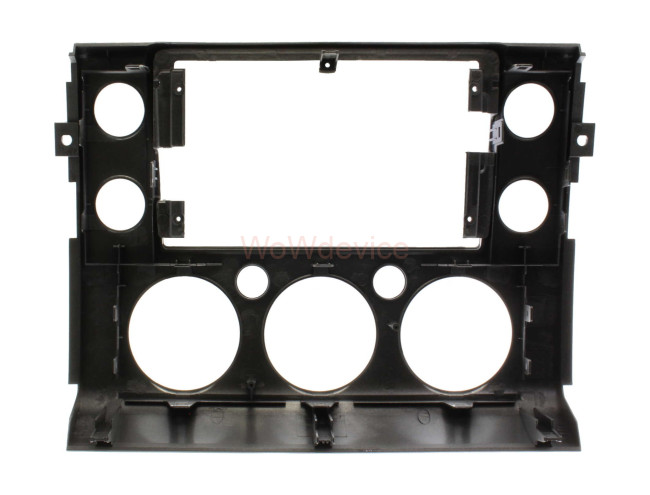 Рамка магнитолы 9.0" (цв.Глянцевое Серебро) для TOYOTA FJ Cruiser 2007+ Рамка магнитолы 9.0" (цв.Глянцевое Серебро) для TOYOTA FJ Cruiser 2007+