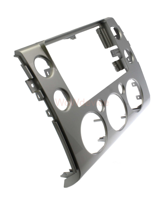 Рамка магнитолы 9.0" (цв.Глянцевое Серебро) для TOYOTA FJ Cruiser 2007+ Рамка магнитолы 9.0" (цв.Глянцевое Серебро) для TOYOTA FJ Cruiser 2007+