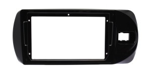 Рамка магнитолы 9.0" (цв.Глянцевый Черный) для TOYOTA Vitz 2014+ Правый руль