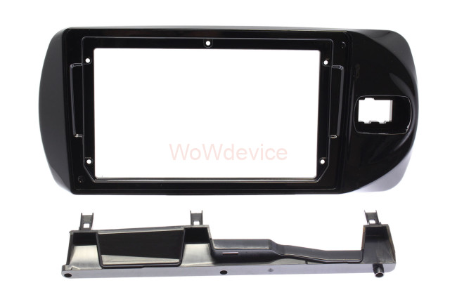 Рамка магнитолы 9.0" (цв.Глянцевый Черный) для TOYOTA Vitz 2014+ Правый руль Рамка магнитолы 9.0" (цв.Глянцевый Черный) для TOYOTA Vitz 2014+ Правый руль