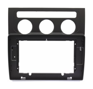 Рамка магнитолы 10.2" (цв.Черный) для VOLKSWAGEN Touran 2003-2010 Климат