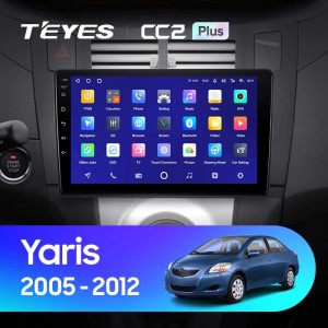 Штатная магнитола Teyes CC2L Plus 1/16 Toyota Yaris XP90 (2005-2012)