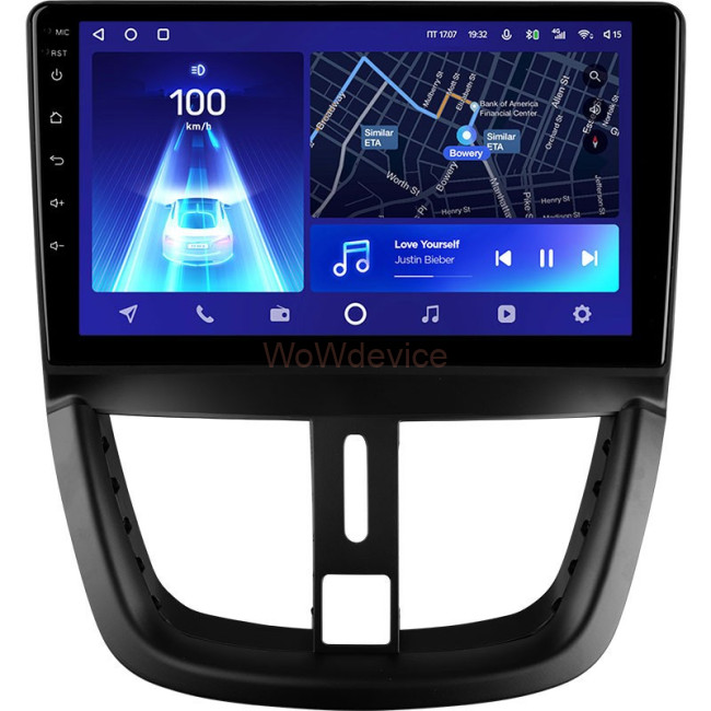 Штатная магнитола Teyes CC2 Plus 6/128 Peugeot 207 (2006-2015)