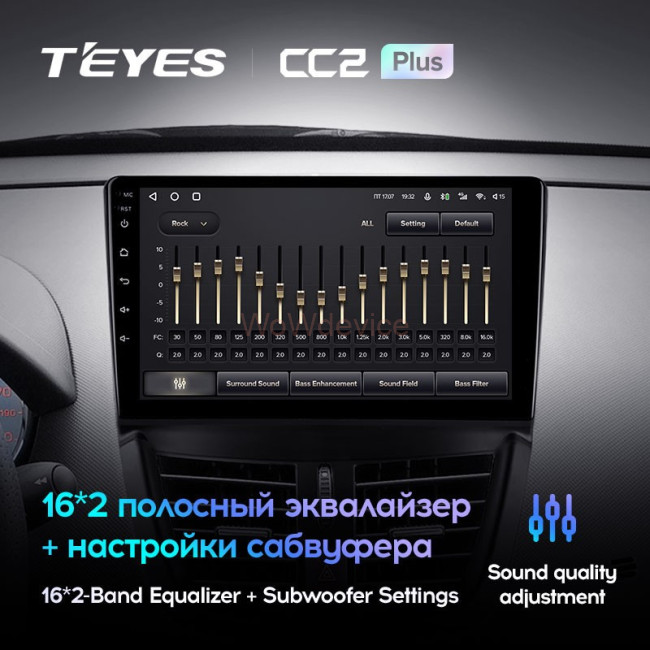 Штатная магнитола Teyes CC2 Plus 6/128 Peugeot 207 (2006-2015)